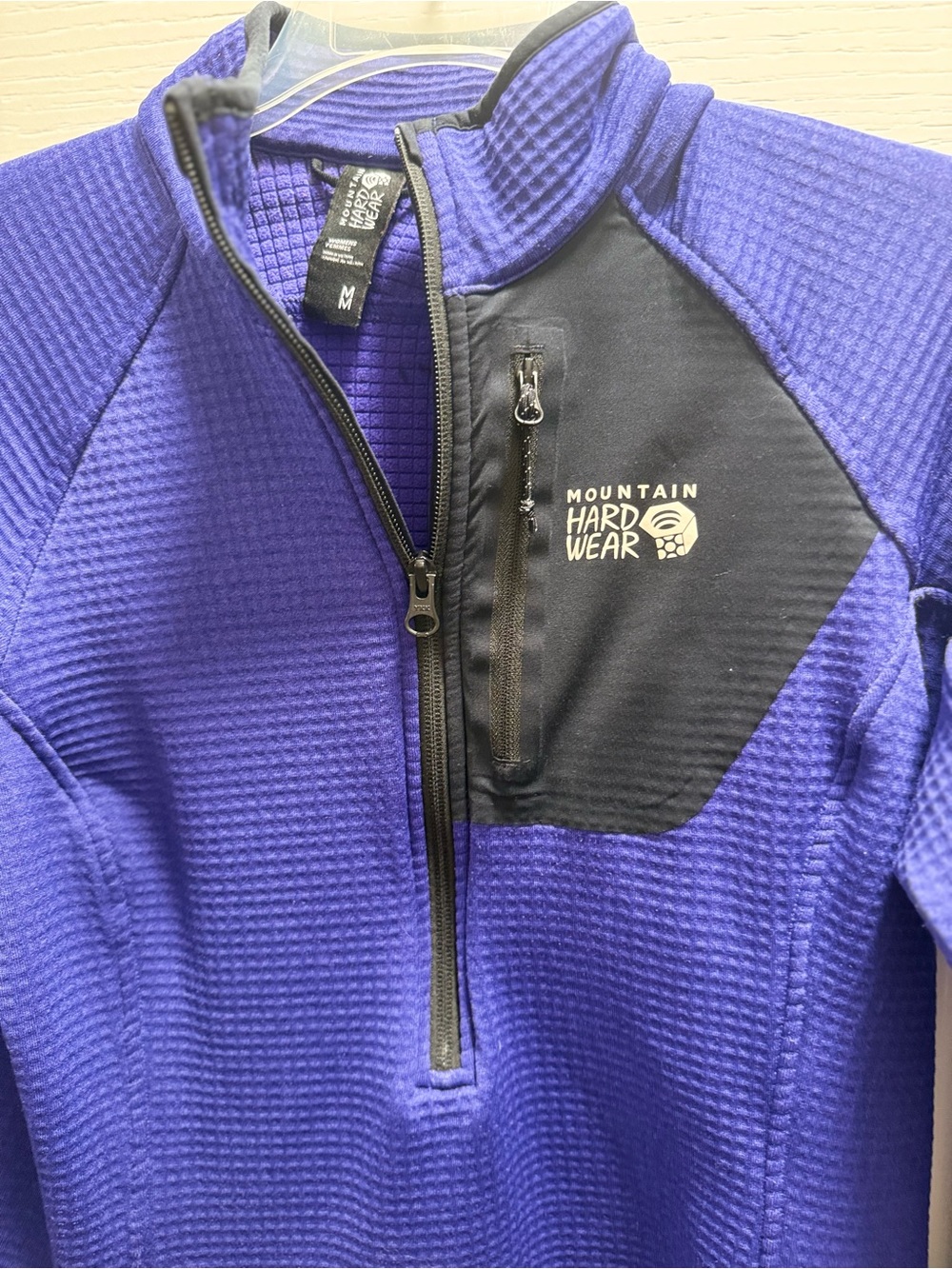 Mountain Hardwear Purple Half-Zip Waffle Pullover - Picture 2 of 6